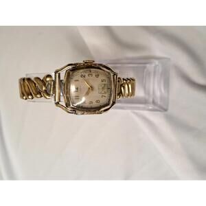 Vintage Leroy 17J Swiss Watch S. Kocher Art Deco Gold Filled - Repair / Parts